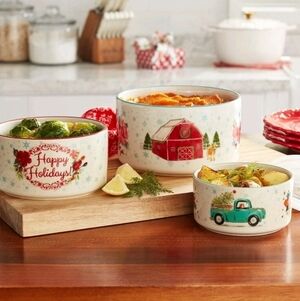 Pioneer Woman Holiday Bowl Set